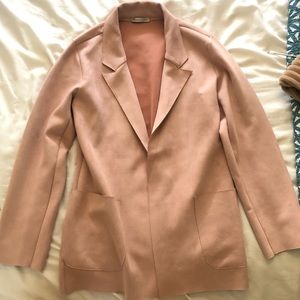 Zara Suede Blazer Coat